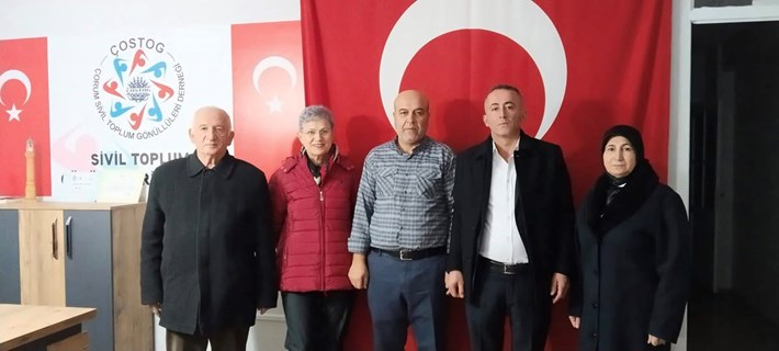 ÇOSTOG Başkanı İlhan Kılıç, Birleşik Emekliler Sendikası yönetimini ağırladı