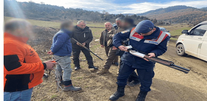 Denetimlerde çok sayıda av malzemesine el konuldu