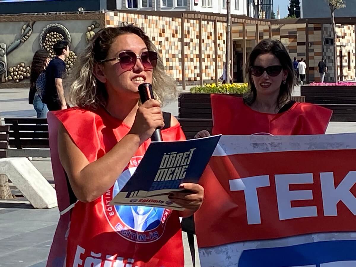 Eğitim İş Çorum Şube Başkanı Tuba Üreyen