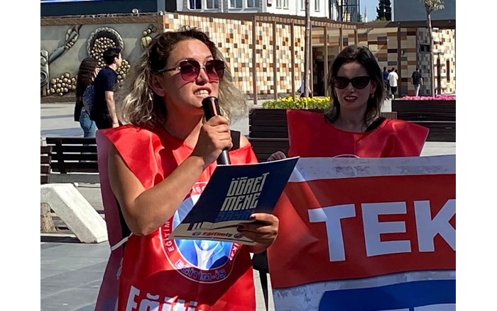 Eğitim İş Çorum Şube Başkanı Tuba Üreyen