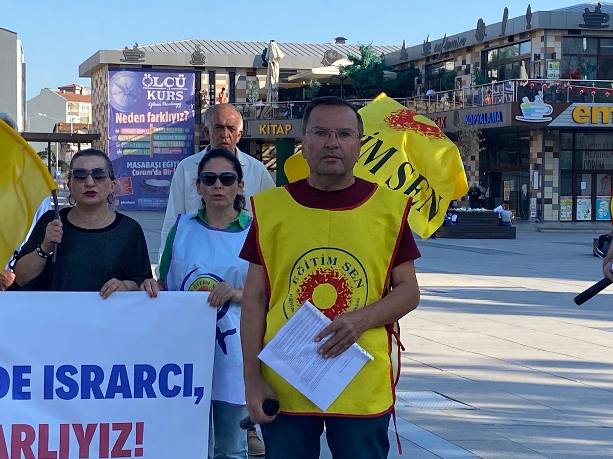 Eğitim Sen Çorum Şube Başkanı Kenan Sırma