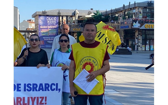 Eğitim Sen Çorum Şube Başkanı Kenan Sırma