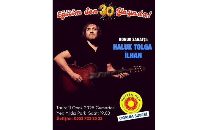 Eğitim Sen Çorum Şubesi, sendikanın kuruluşunun 30. Yıldönümünü kutlayacak