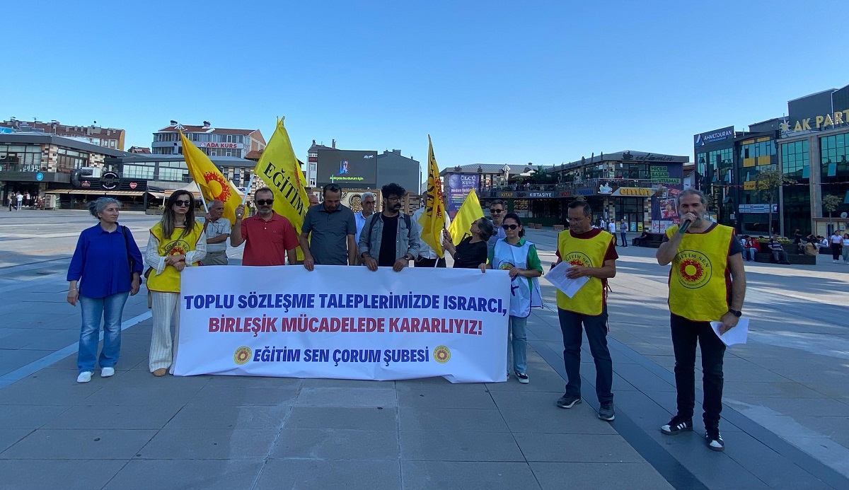 Eğitim Sen Çorum Şubesi, toplu sözleşme taleplerini sıraladı (2)