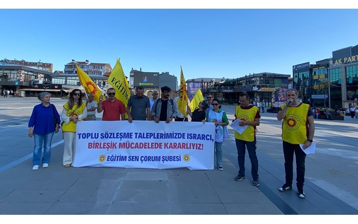 Eğitim Sen Çorum Şubesi, toplu sözleşme taleplerini sıraladı (2)