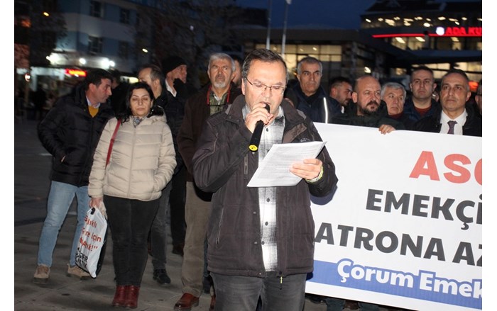 Emek ve Demokrasi Platformu adına açıklamayı Kenan Sırma yaptı