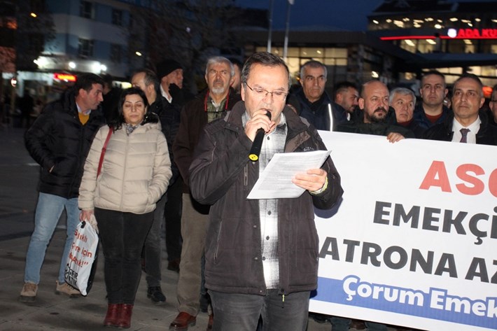 Emek ve Demokrasi Platformu adına açıklamayı Kenan Sırma yaptı