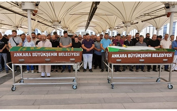 Genç kadın için Sincan Cimşit Mezarlığında cenaze namazı kılındı (2)