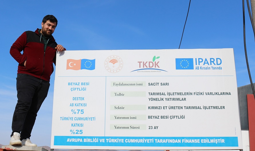Genç yatırımcı, TKDK projesiyle 2,9 milyon liralık yatırımı için 1 milyon 665 bin lira hibe aldı (2)