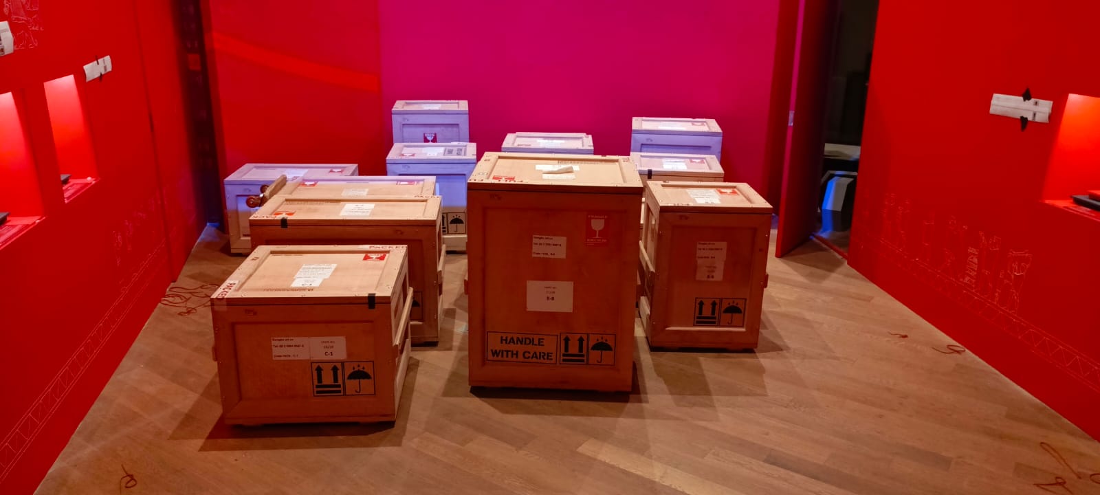 Güney Kore’ye giden eserler, Çorum Müzelerine dönüş yaptı. (1)