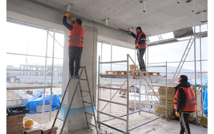 Güreş Eğitim Merkezi’nde hummalı çalışma