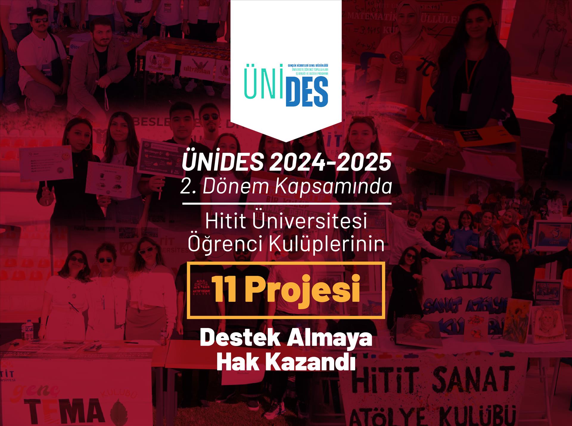Hitit Üniversitesi öğrenci kulüplerinin 11 projesi desteklenecek