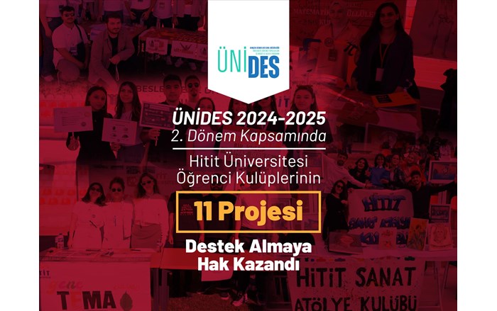 Hitit Üniversitesi öğrenci kulüplerinin 11 projesi desteklenecek