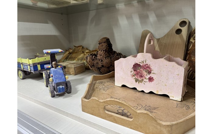 kadınların ahşap tasarım çalışması göz kamaştırıyor