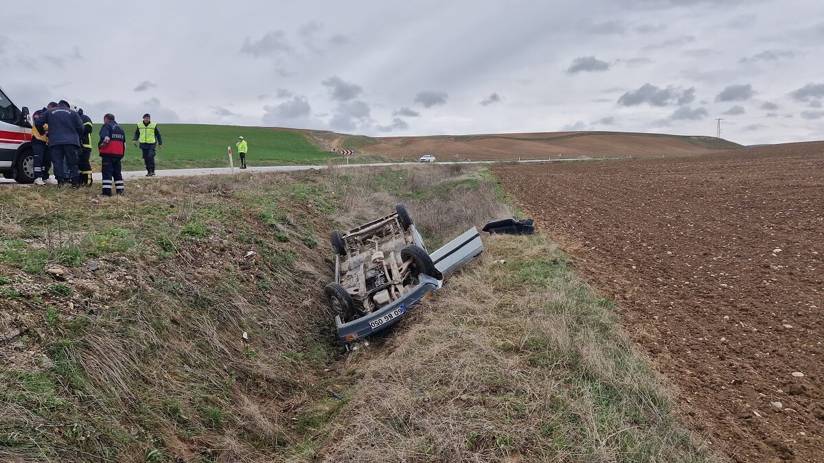 Kaza, Alaca ilçesi Tokat Alaca kara yolu Çopraşık köyü mevkiinde meydana geldi (2)
