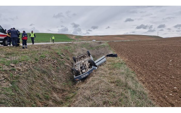 Kaza, Alaca ilçesi Tokat Alaca kara yolu Çopraşık köyü mevkiinde meydana geldi (2)