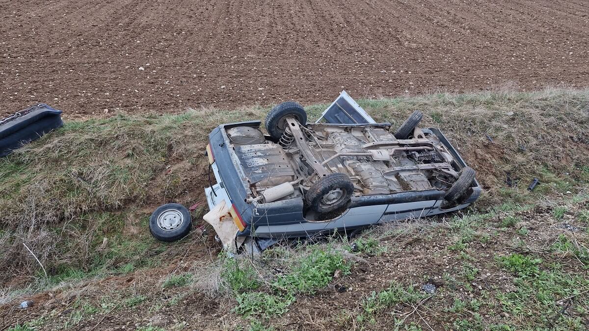 Kaza, Alaca ilçesi Tokat Alaca kara yolu Çopraşık köyü mevkiinde meydana geldi (3)