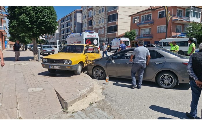 Kaza, Alaca İlçesi Zile Caddesi'nde meydana geldi (1)