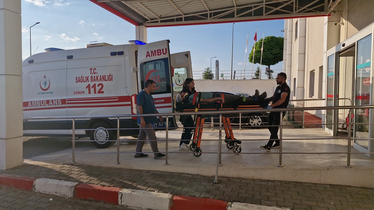 Kaza, Alaca ilçesine bağlı Akören köyünde meydana geldi (1)