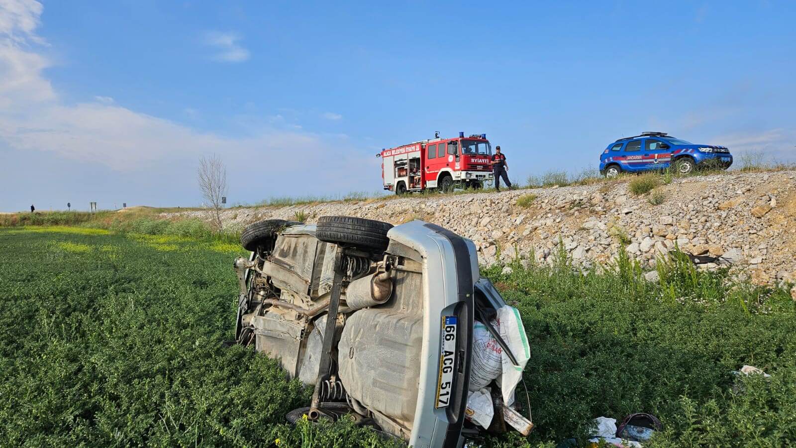 Kaza, Alaca’ya bağlı Koçhisar köyü yakınlarında meydana geldi (2)