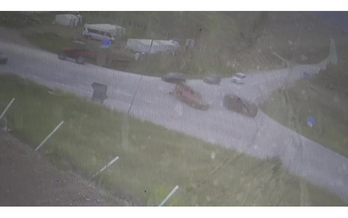 Kaza anı kameraya yansıdı (1)