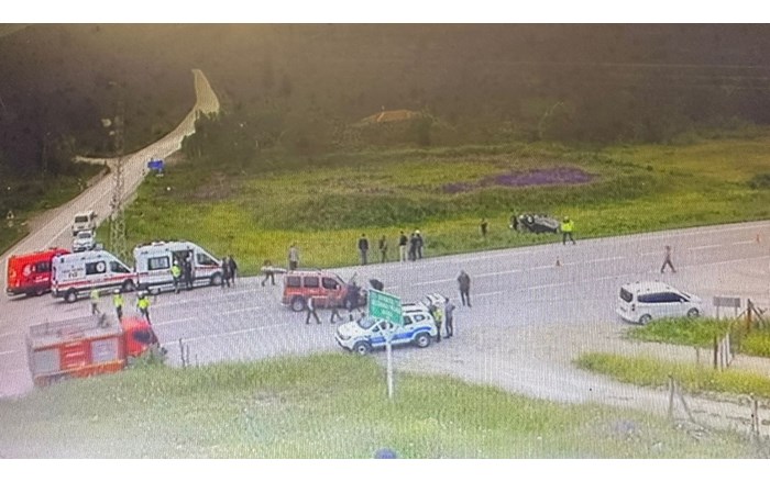 Kaza anı kameraya yansıdı (2)