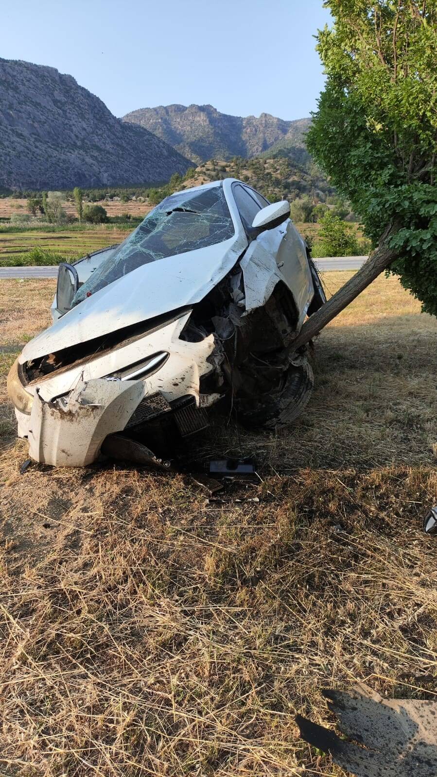 Kaza, Baldıran köyü Kumbel Mahallesi yol ayrımında meydana geldi (1)