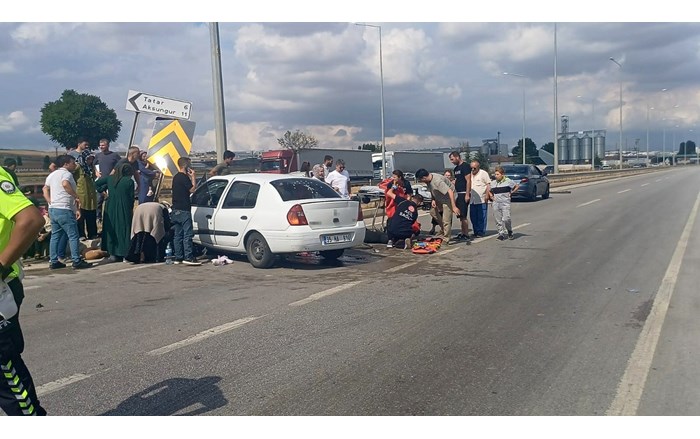 Kaza, Çorum Ankara karayolu Bozbağa kavşağında meydana geldi