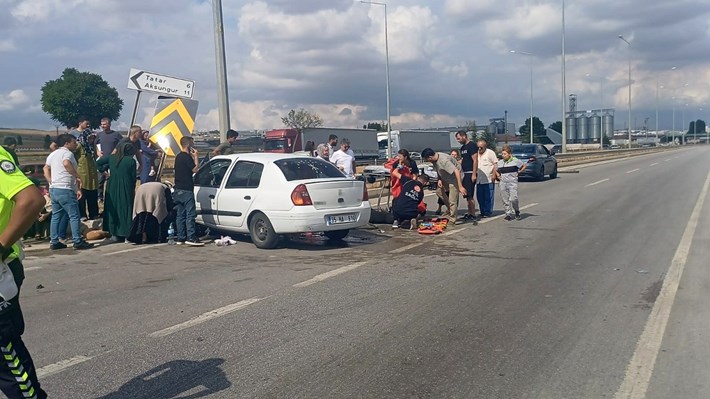 Kaza, Çorum Ankara karayolu Bozbağa kavşağında meydana geldi