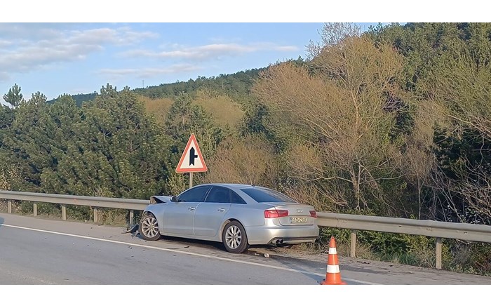 Kaza, Çorum Samsun karayolu Baraj Kavşağı’nda meydana geldi (2)