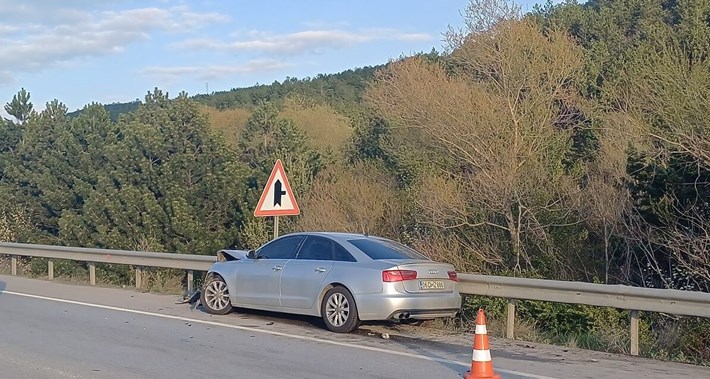 Kaza, Çorum Samsun karayolu Baraj Kavşağı’nda meydana geldi (2)