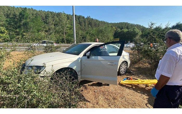 Kaza, Çorum Samsun karayolu Hasan Zahir mevkiinde bulunan kavşakta meydana geldi (1)