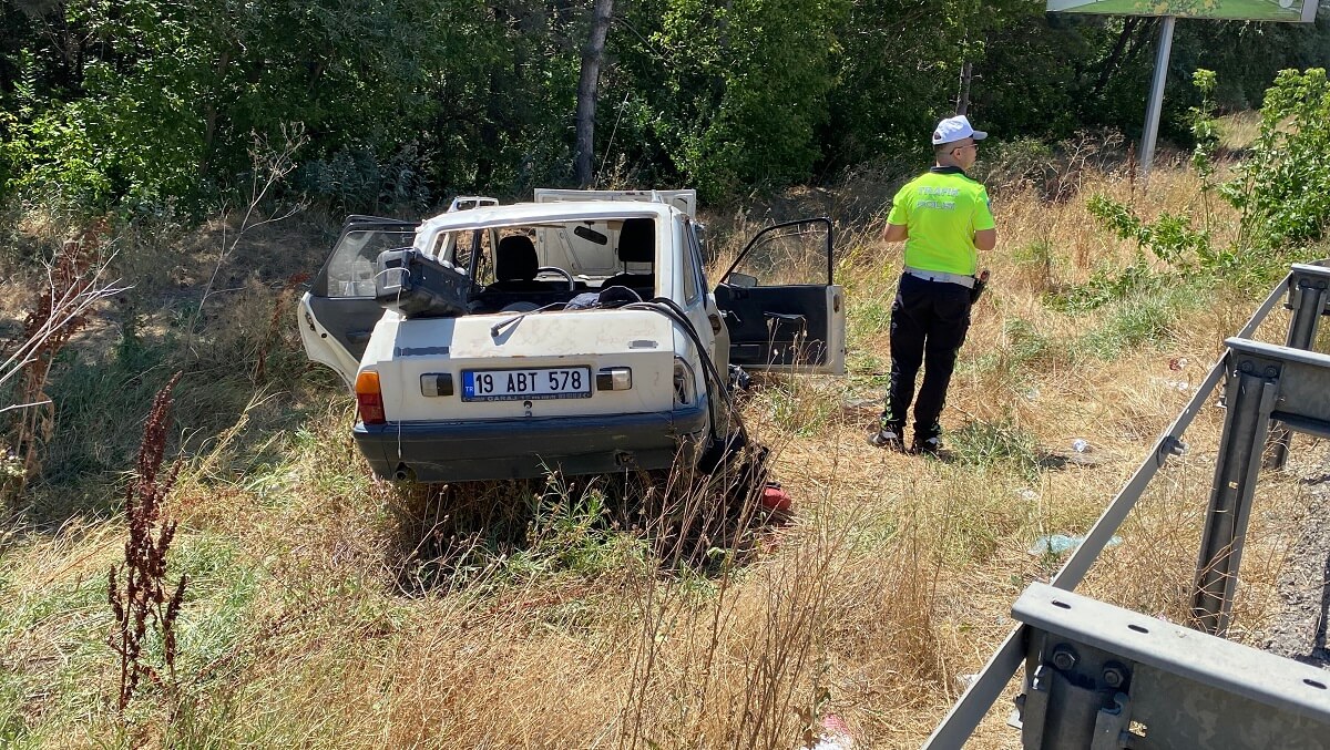 Kaza, Çorum Samsun karayolu mevkiinde meydana geldi (1)