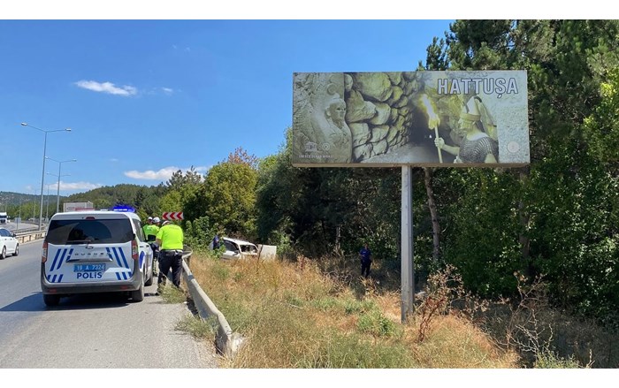 Kaza, Çorum Samsun karayolu mevkiinde meydana geldi (3)