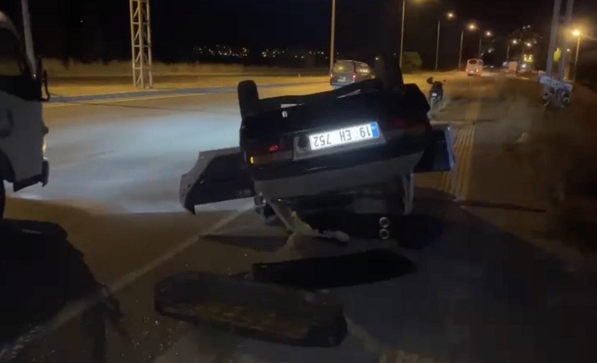 Kaza, D 100 Karayolu İstanbul istikameti Dereboğazı Köprüsü mevkiinde meydana geldi (1)