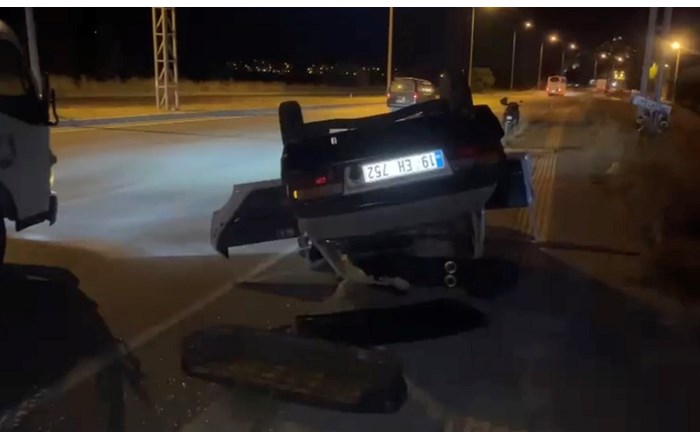 Kaza, D 100 Karayolu İstanbul istikameti Dereboğazı Köprüsü mevkiinde meydana geldi (1)