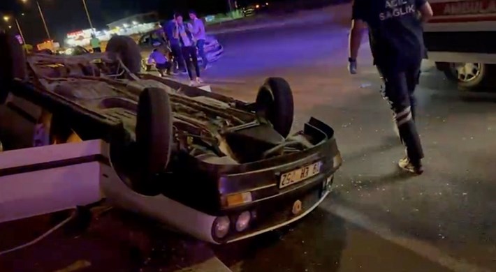 Kaza, D 100 Karayolu İstanbul istikameti Dereboğazı Köprüsü mevkiinde meydana geldi (2)