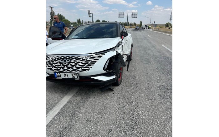 Kaza, eski Alaca Yozgat karayolu Mezbahane kavşağında meydana geldi (2)
