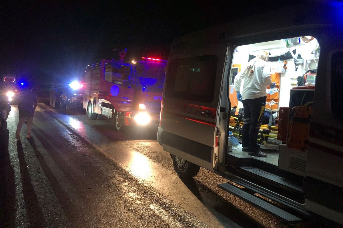 Kaza, Sungurlu Alaca karayolu Şekerhacılı köyü mevkiinde meydana geldi (1)