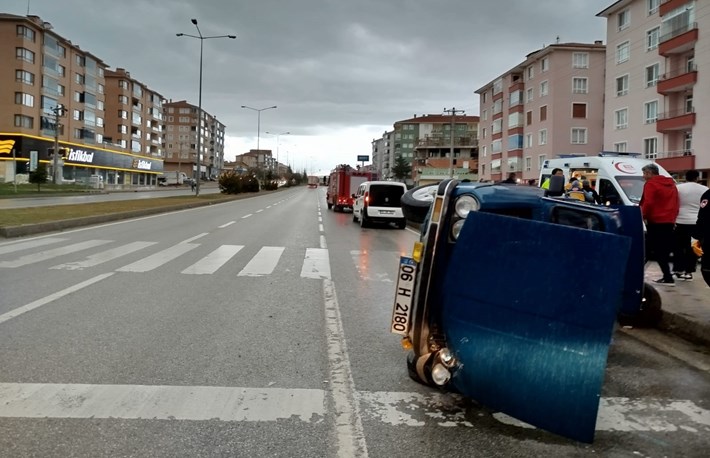 Kaza, Sungurlu ilçesi Ankara Samsun karayolunda meydana geldi