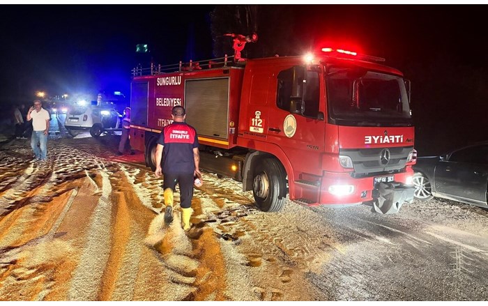 Kaza, Sungurlu ilçesi Boğazkale Sungurlu Karayolu Salmanköy mevkiinde meydana geldi (2)