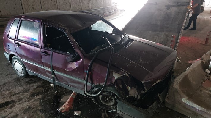 Kaza., ucube alt geçit olarak bilinen Yeşilkent Alt Geçit'te meydana geldi (2)