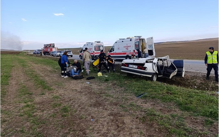 Kaza, Zile Alaca kara yolu Çopraşık köyü mevkiinde meydana geldi (1)
