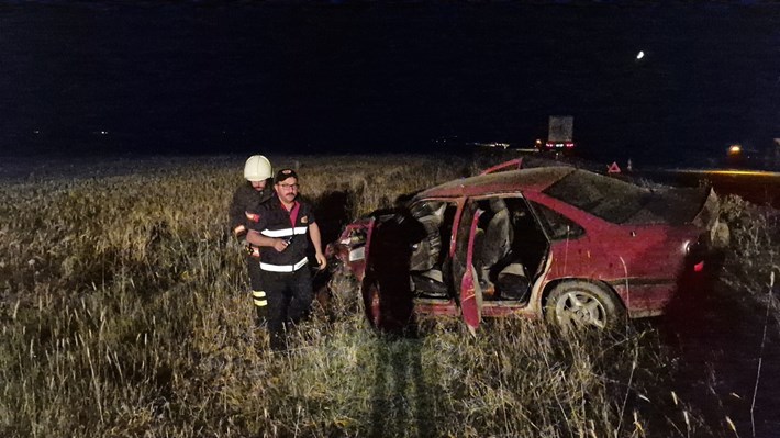 Kaza, Zile Alaca karayolu Çöplü köyü yakınlarında meydana geldi (2)