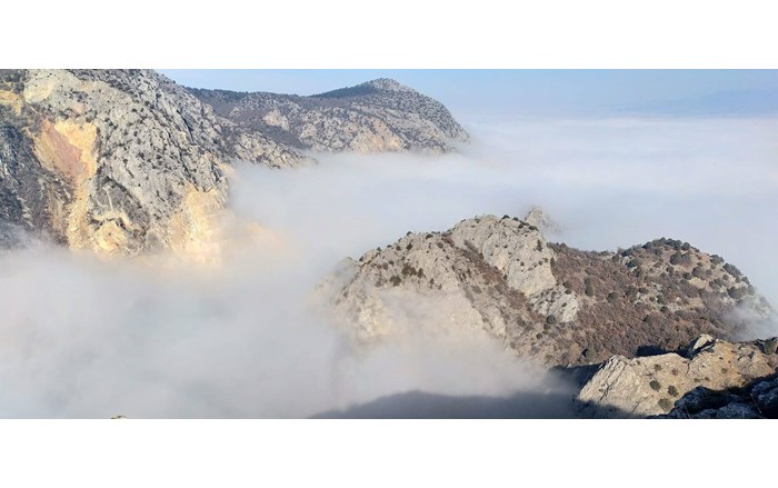 Kırkdilimde etkili olan sis, kartpostallık görüntü oluşturdu 2