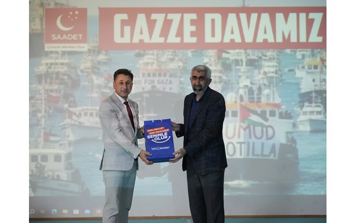 Konferansa, Küresel Sumud Filosu Gönüllüsü, Aktivist Sinan Akılotu konuk oldu (3)