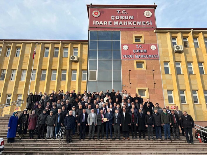 Mazbata törenine çok sayıda partili katıldı