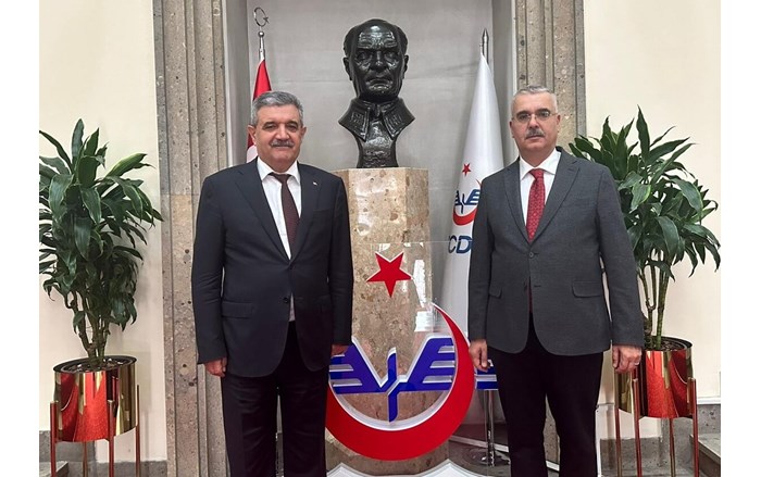 Milletvekili Ahlatcı, TCDD Genel Müdür Yardımcısı İsmail Çağlar ile görüştü