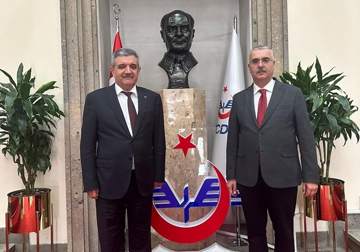 Milletvekili Ahlatcı, TCDD Genel Müdür Yardımcısı İsmail Çağlar ile görüştü