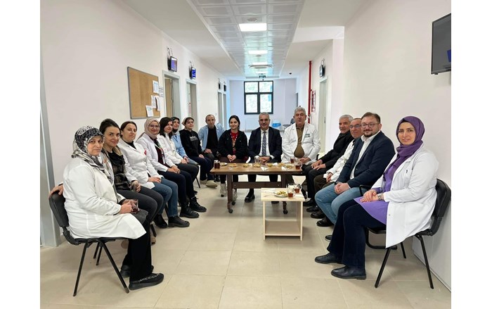 Milletvekili Yusuf Ahlatcı, yöneticilerden sağlık hizmetleri hakkında bilgi aldı (2)